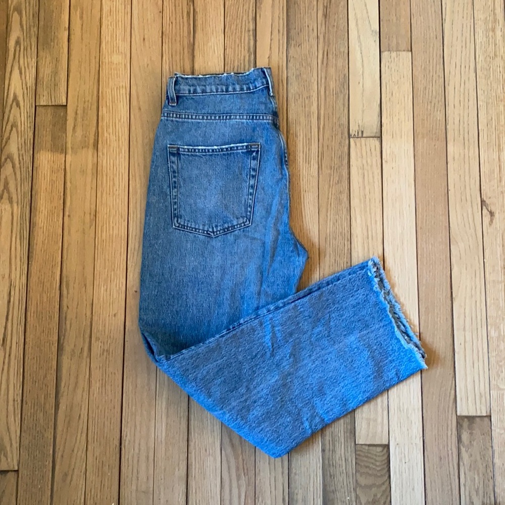 & other stories button up jeans